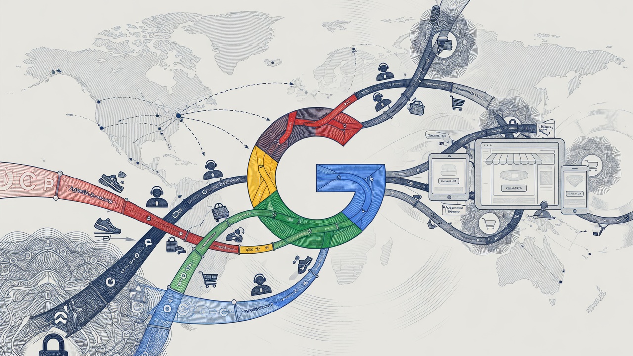 Cover illustration for Google Launches Universal Commerce Protocol for Agentic Shopping