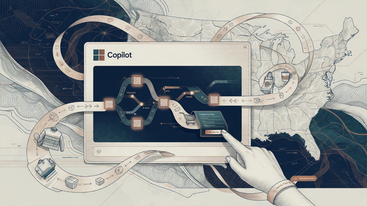 Cover illustration for Microsoft Launches Copilot Checkout for In-Chat Agentic Commerce