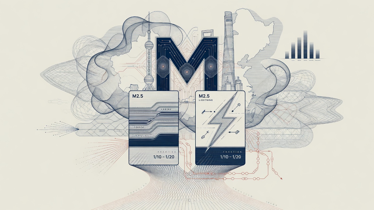 Cover illustration for MiniMax Releases M2.5 and M2.5 Lightning at Fraction of Frontier Model Cost