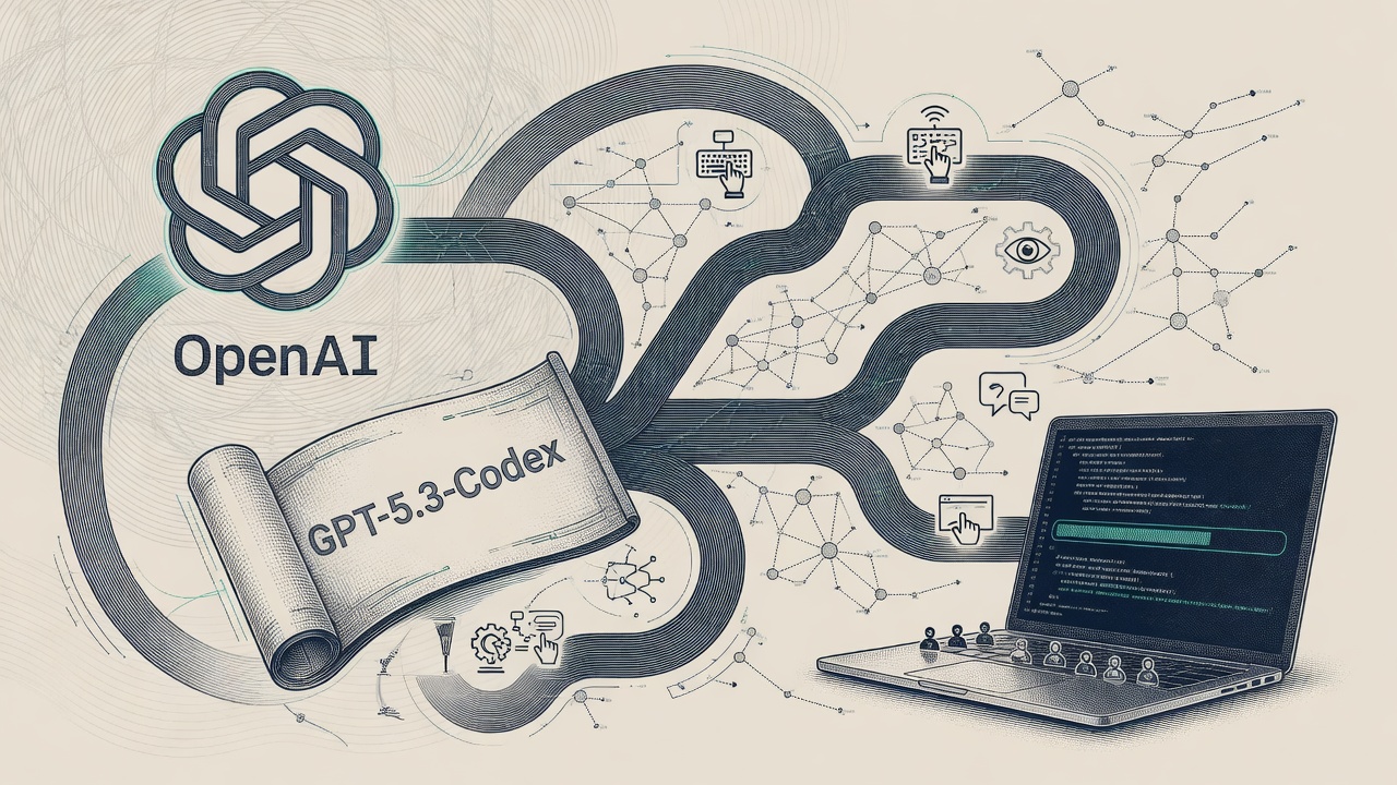 Cover illustration for OpenAI Releases GPT-5.3-Codex, Its Most Capable Agentic Coding Model Yet