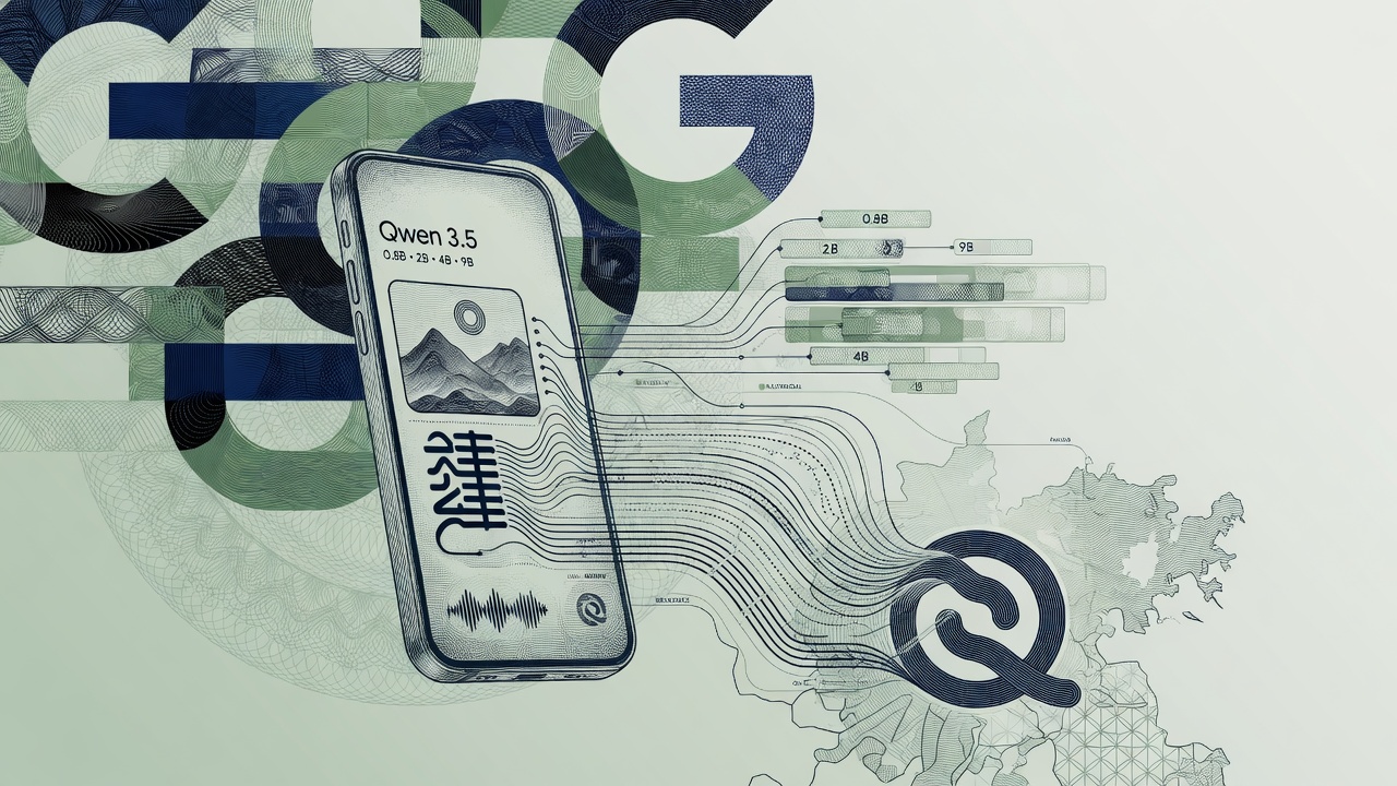 Cover illustration for Alibaba Releases Qwen 3.5 Small Series for On-Device and Edge AI
