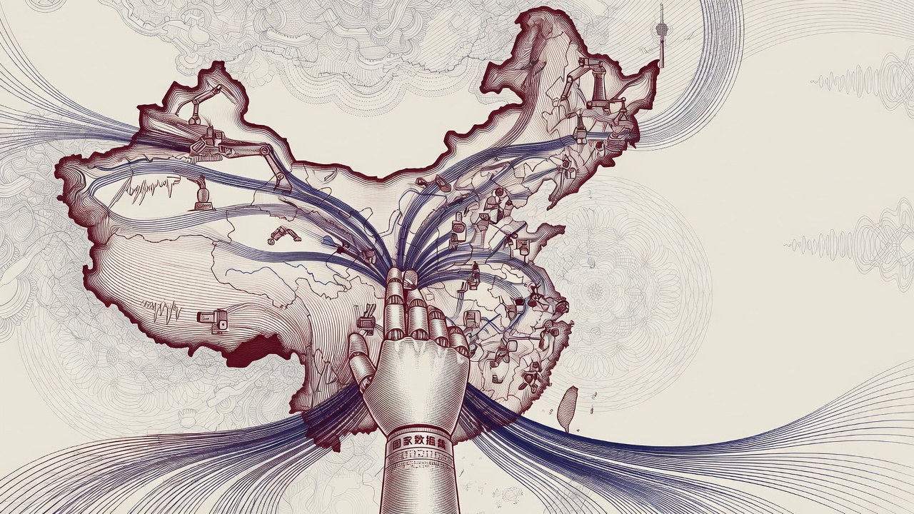 Cover illustration for China Releases Massive National Dataset for Embodied and Multimodal AI