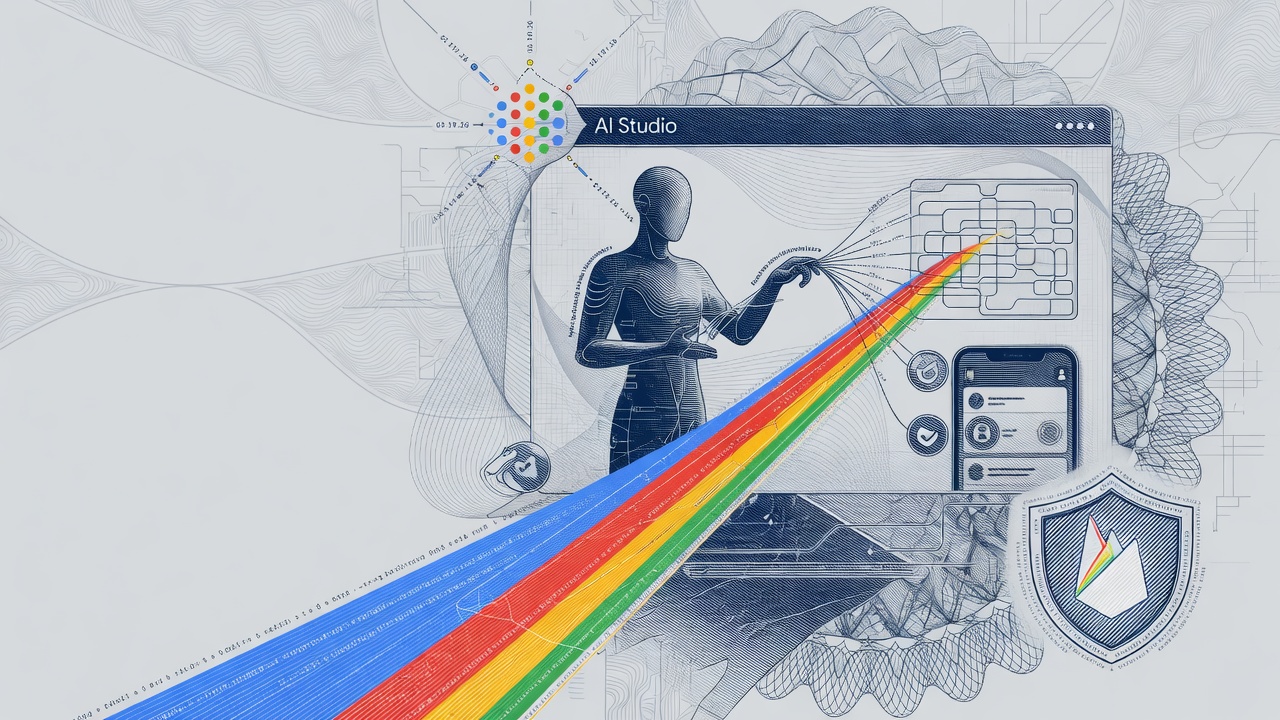 Cover illustration for Google AI Studio Adds Firebase Integration for Full-Stack Vibe Coding