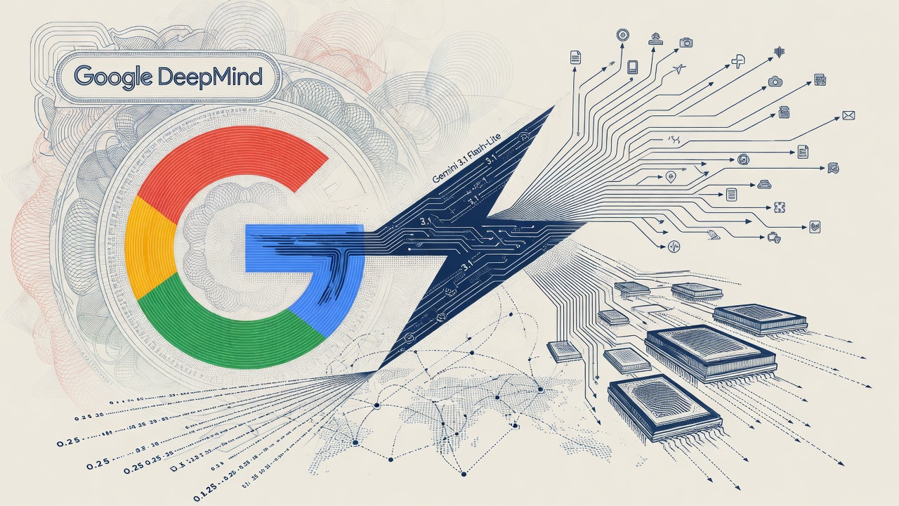 Cover illustration for Google Launches Gemini 3.1 Flash-Lite for Fast, Low-Cost AI Deployment