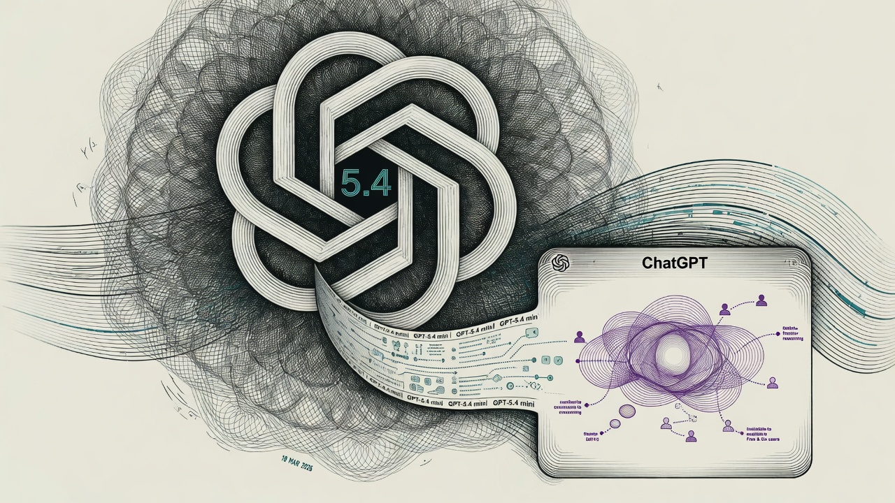 Cover illustration for OpenAI Rolls Out GPT-5.4 Mini to ChatGPT Users