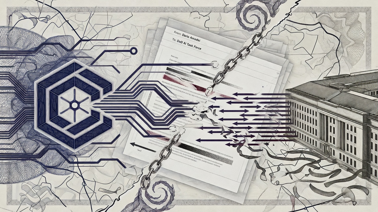 Cover illustration for Pentagon Memo Orders Removal of Anthropic AI from National Security Systems