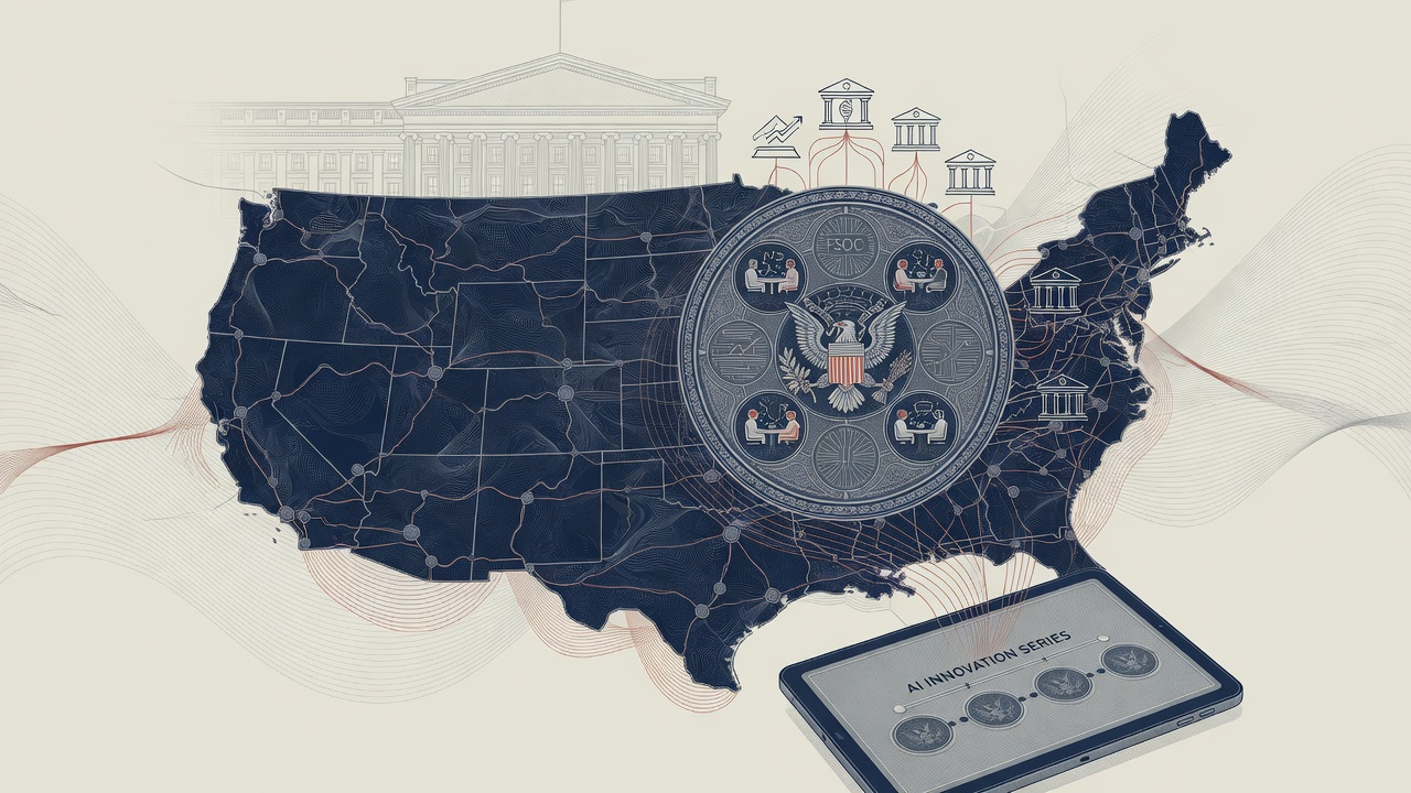 Cover illustration for Sanders and Ocasio-Cortez Introduce AI Data Center Moratorium Act