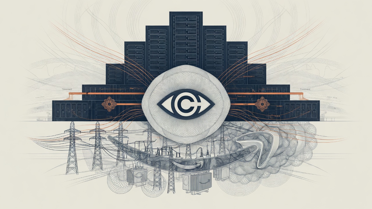 Cover illustration for Anthropic and Amazon Expand Collaboration to Secure Up to 5 Gigawatts of New Compute Capacity