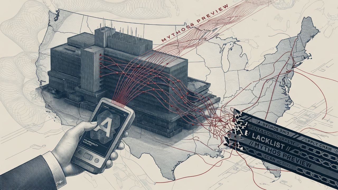 Cover illustration for NSA Using Anthropic's Mythos Preview Despite Pentagon Supply Chain Risk Blacklist