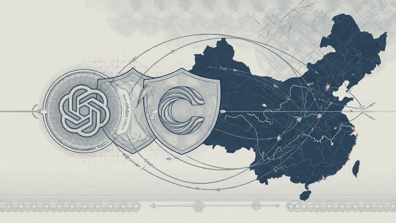 Cover illustration for OpenAI, Anthropic, and Google Share Intelligence via Frontier Model Forum to Combat Chinese AI Model Copying