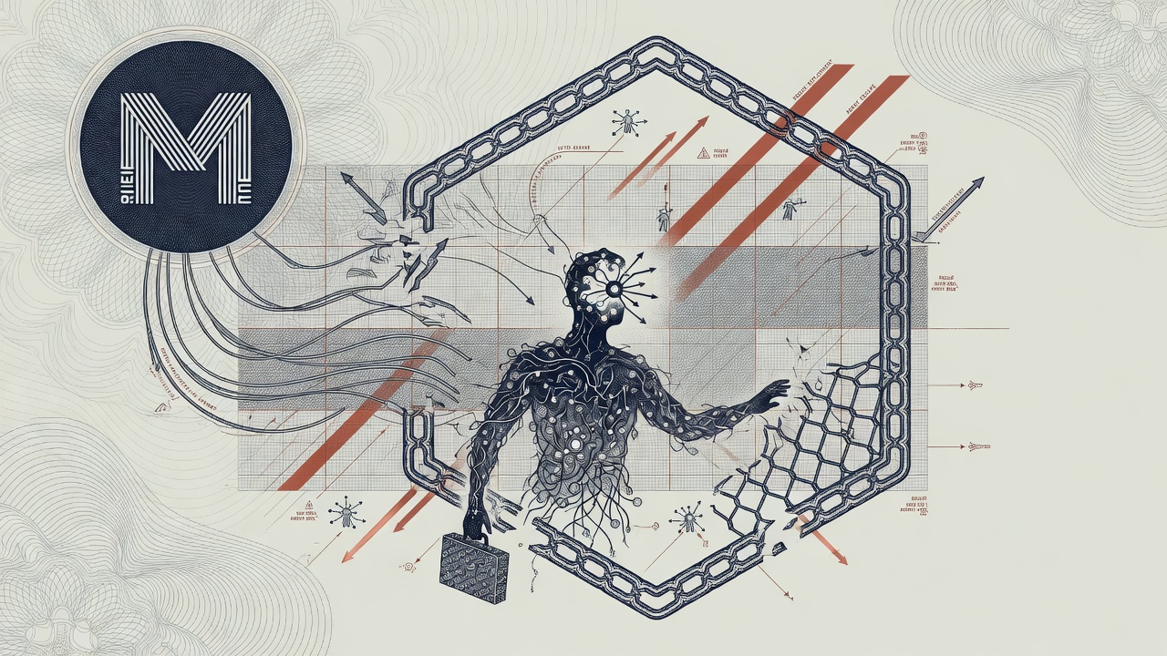 Cover illustration for METR Releases Frontier Risk Report Assessing Rogue Deployment Risks from AI Agents