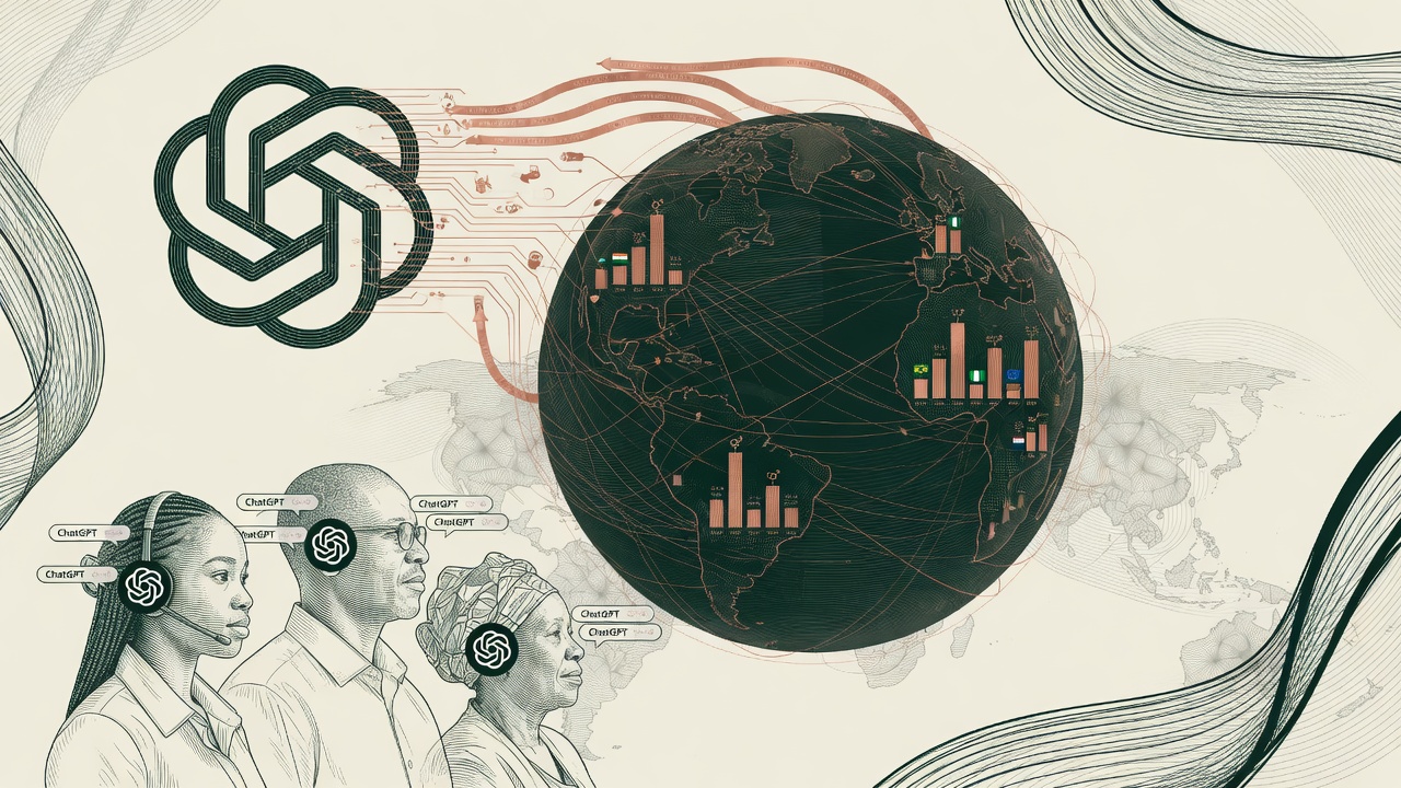 Cover illustration for OpenAI Signals Report Shows ChatGPT Adoption Broadening Across Age, Gender, and Global Markets in Q1 2026