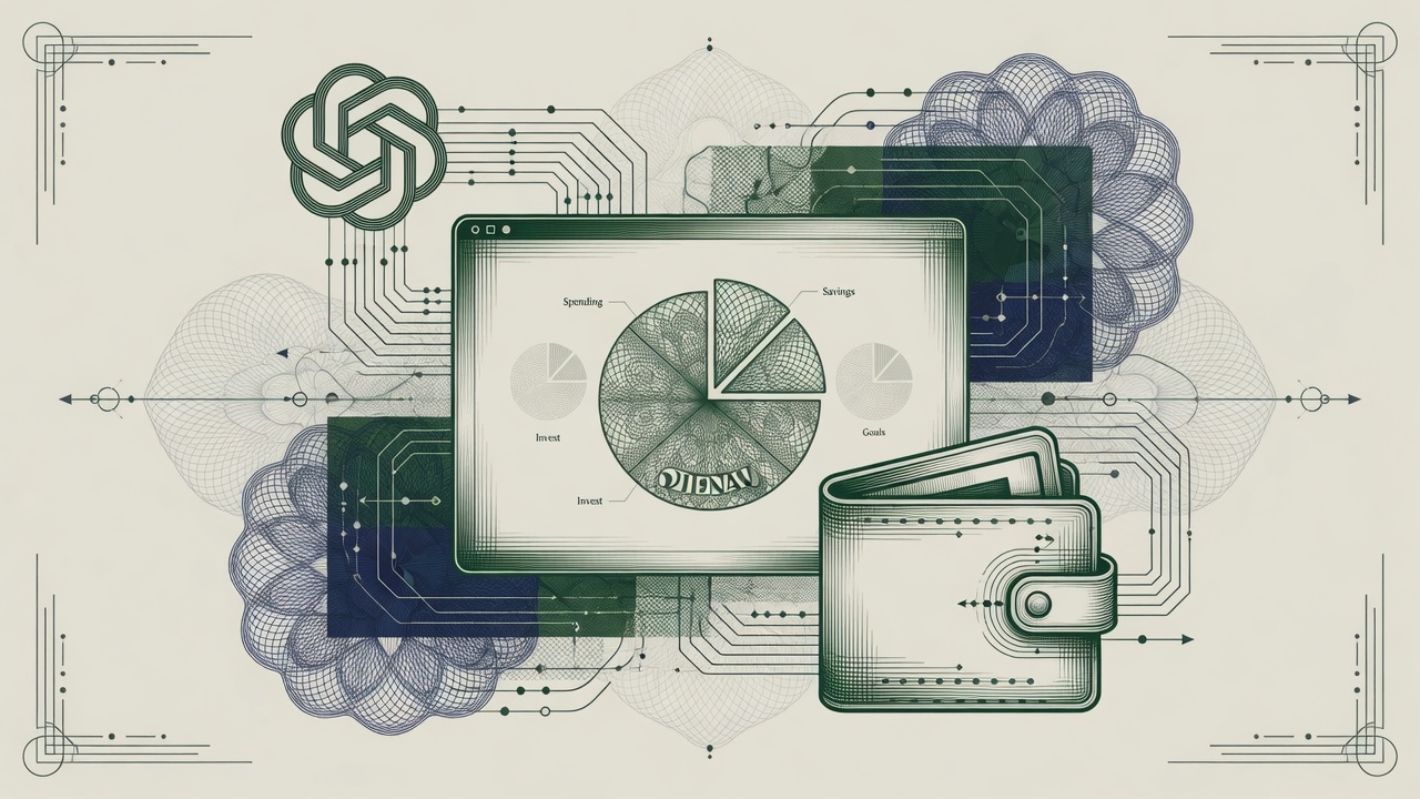 Cover illustration for OpenAI Launches Preview of Personal Finance Experience in ChatGPT