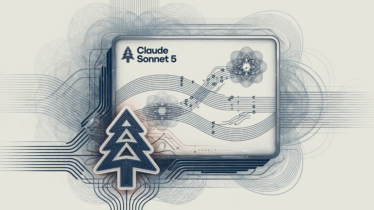 Cover illustration for Anthropic Launches Claude Sonnet 5 as Default Free and Pro Model