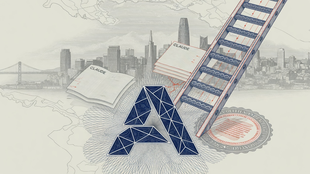 Cover illustration for Anthropic Confidentially Files Draft S-1 With the SEC, Opening a Path to IPO