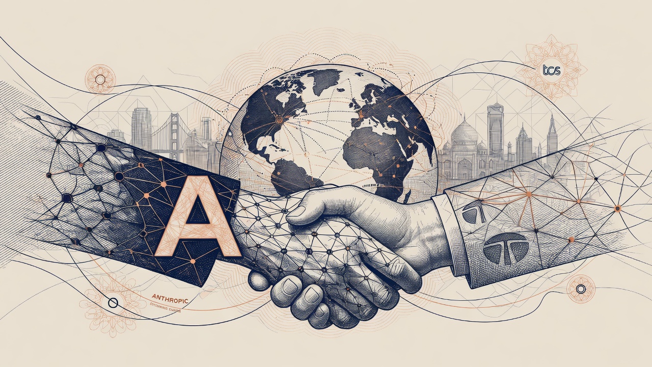 Cover illustration for Anthropic and TCS Launch Global Premier Partnership to Scale Enterprise Claude