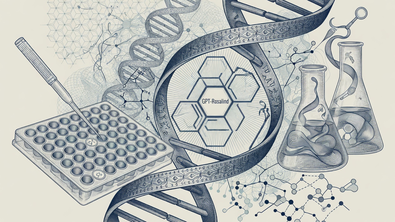 Cover illustration for OpenAI Updates GPT-Rosalind With Stronger Life-Sciences Reasoning and Agentic Tool Use