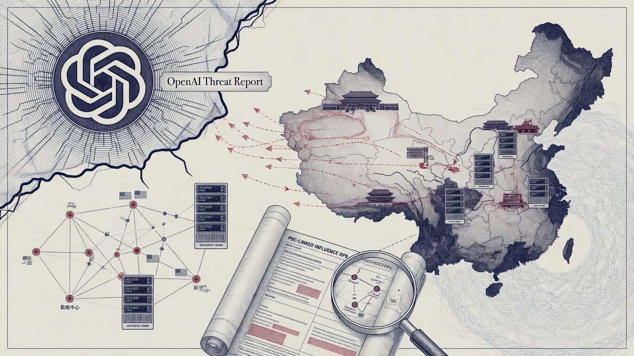 Cover illustration for OpenAI Report Flags PRC-Linked Influence Ops Targeting U.S. AI and Data-Center Debates