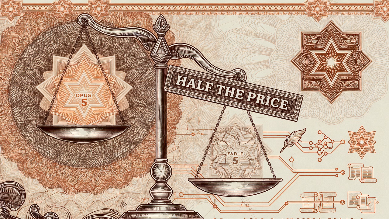 Cover illustration for Anthropic Launches Claude Opus 5: Near-Fable Intelligence at Half the Price