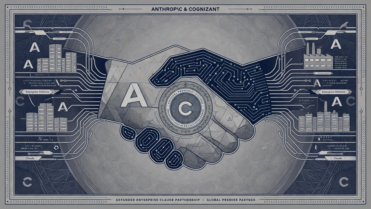 Cover illustration for Anthropic and Cognizant Expand Enterprise Claude Partnership