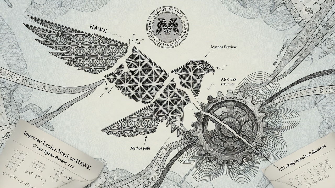 Cover illustration for Anthropic’s Mythos Preview Finds Cryptographic Weaknesses in HAWK and Reduced-Round AES