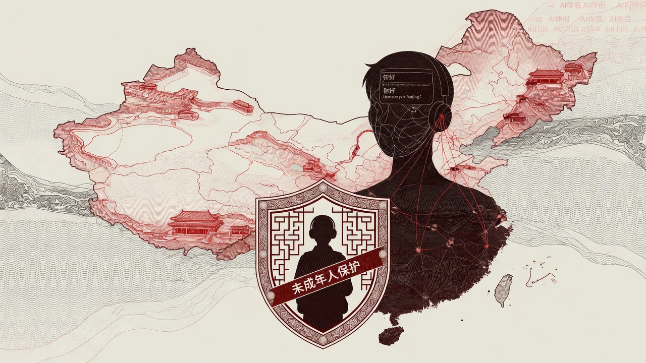 Cover illustration for China’s Anthropomorphic AI Interaction Rules Take Effect