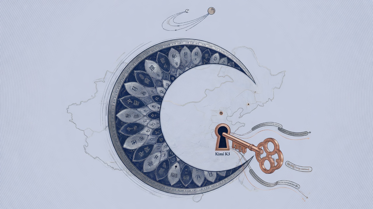 Cover illustration for Moonshot AI Unveils Kimi K3, an Open 2.8T-Parameter Frontier Model