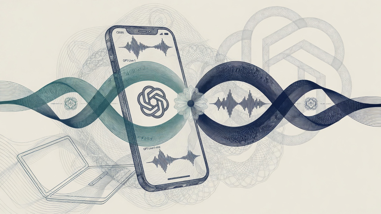 Cover illustration for OpenAI Launches GPT-Live Voice Models for Natural ChatGPT Conversations