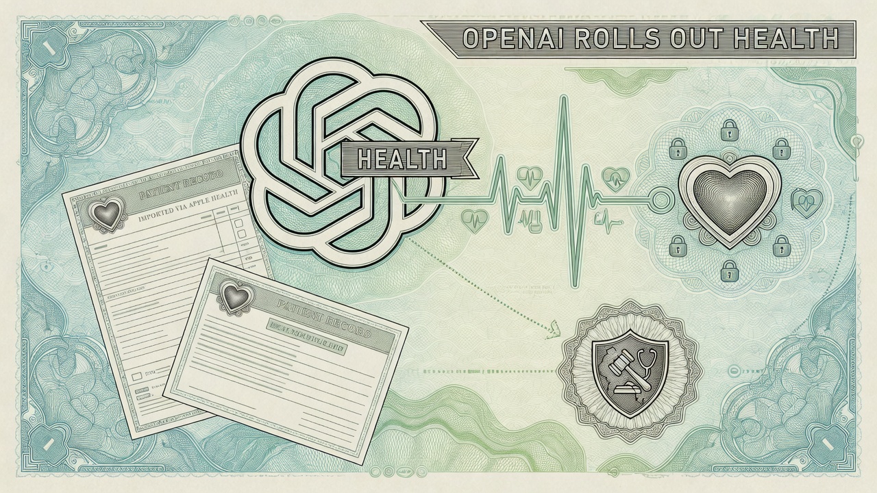 Cover illustration for OpenAI Rolls Out Health in ChatGPT to U.S. Users Amid Medical-Advice Lawsuit