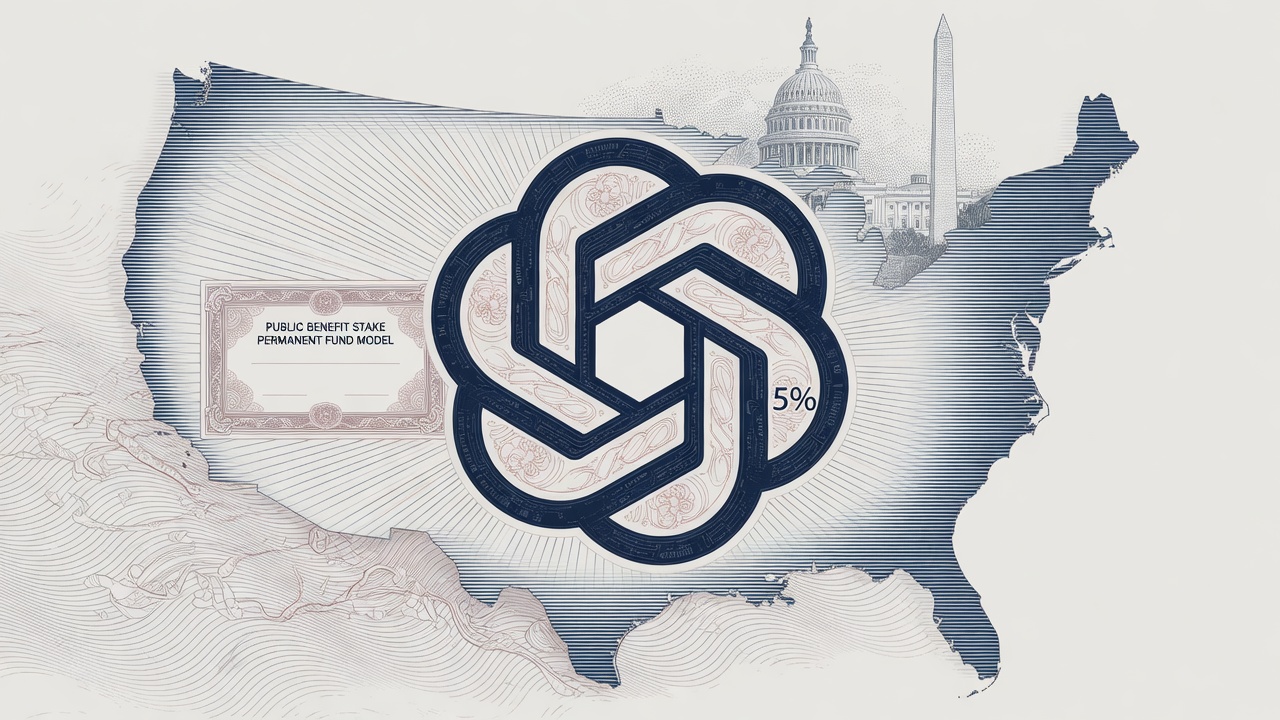 Cover illustration for OpenAI Proposes 5% Stake for U.S. Government, FT Reports