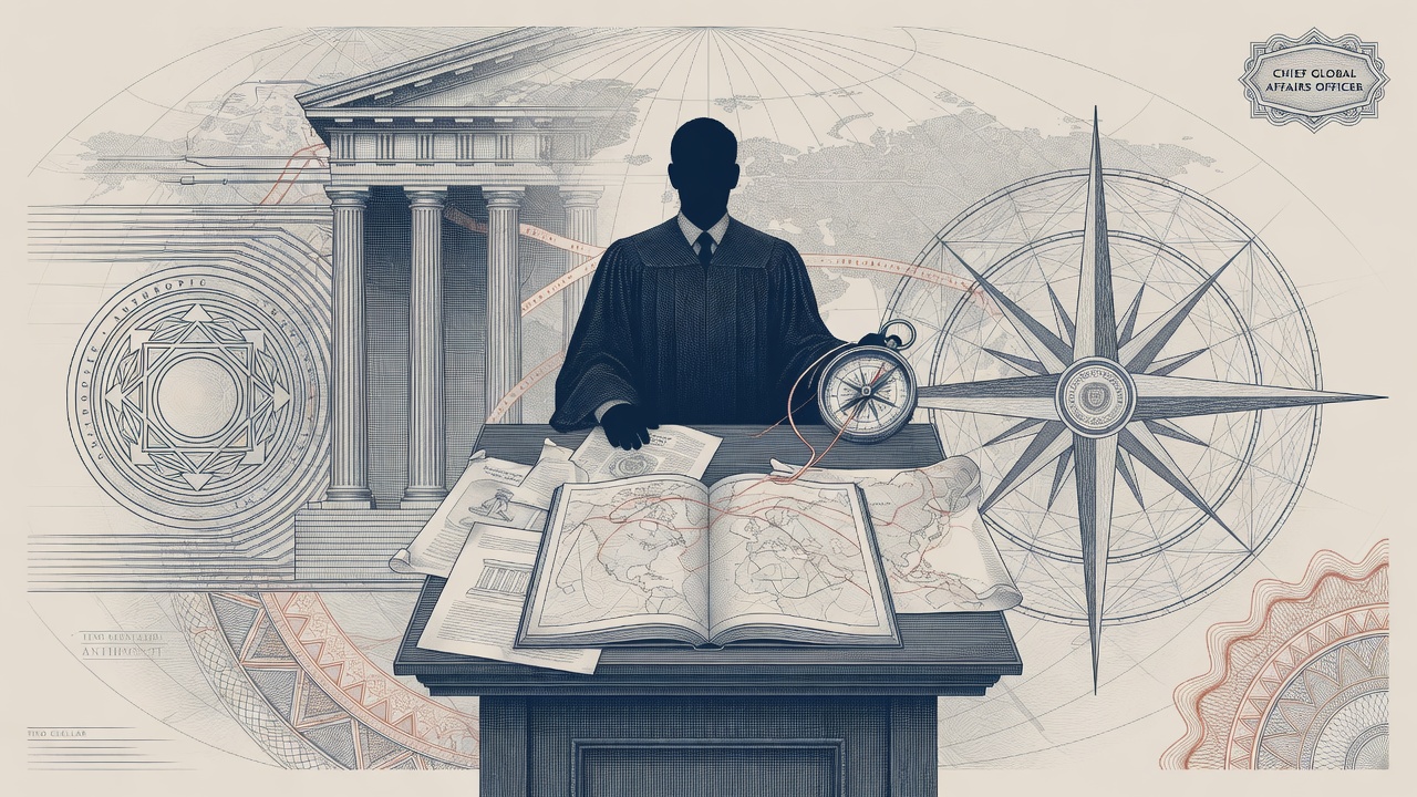 Cover illustration for Anthropic Names Tino Cuéllar First Chief Global Affairs Officer