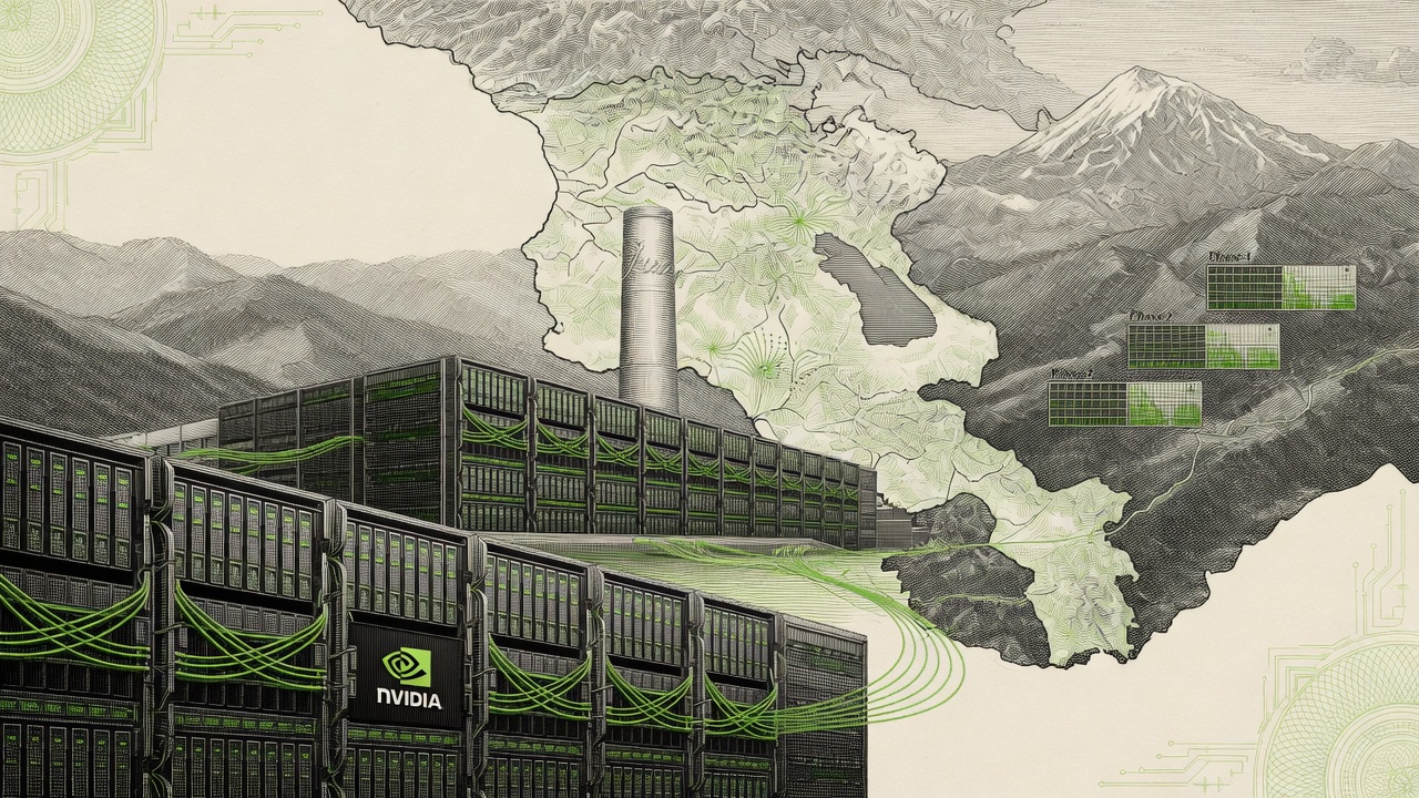 Cover illustration for Firebird Opens CIS Region’s Largest NVIDIA AI Factory in Armenia