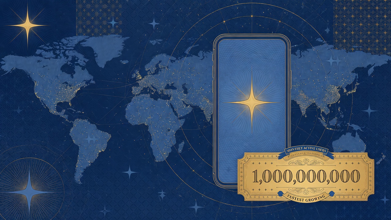 Cover illustration for Google’s Gemini App Surpasses 1 Billion Monthly Users