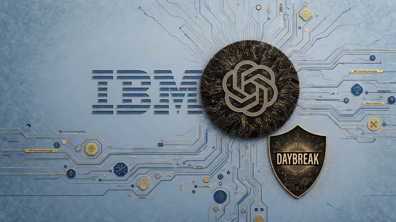 Cover illustration for IBM and OpenAI Form Joint Enterprise Partnership Around GPT-5.6 and Daybreak
