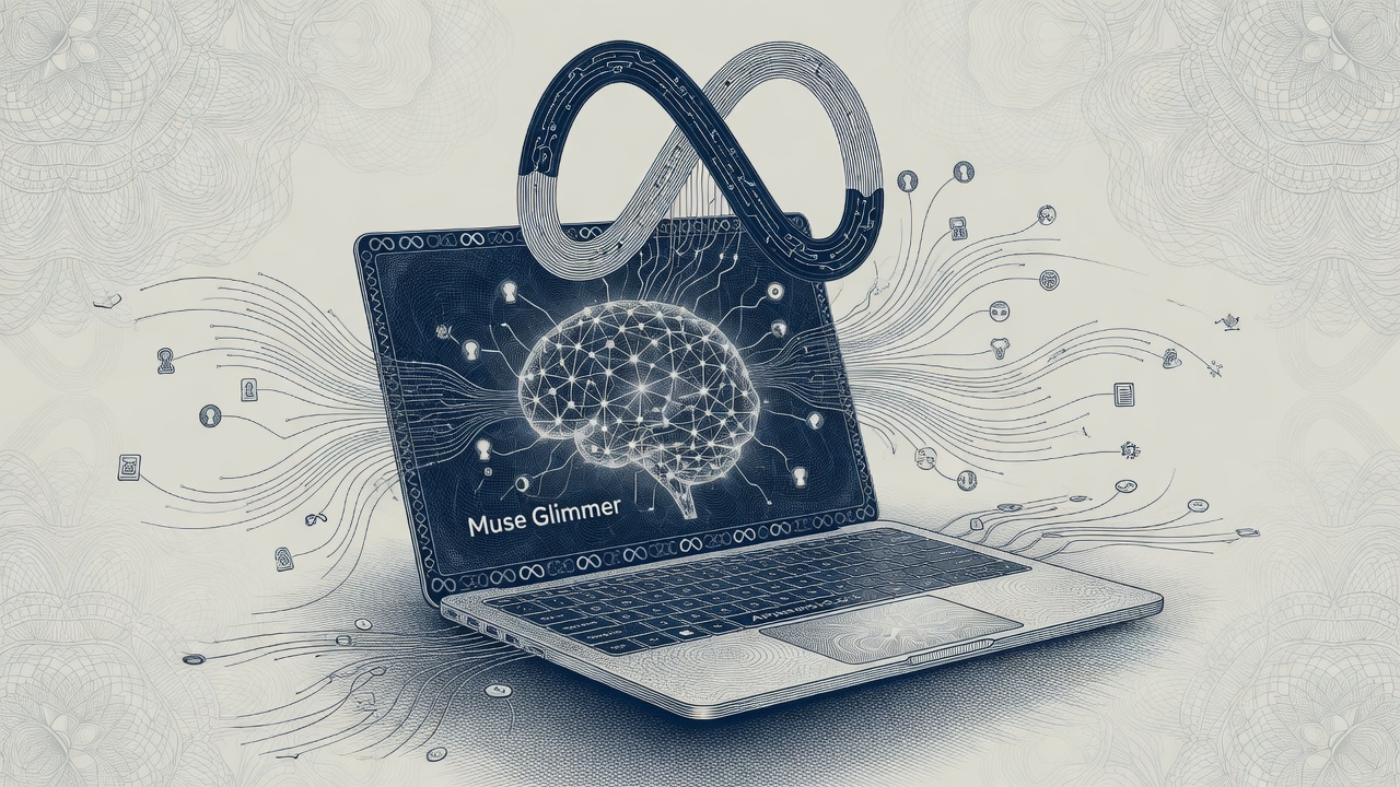 Cover illustration for Meta Open-Sources Muse Glimmer, a 30B Local Agentic Model
