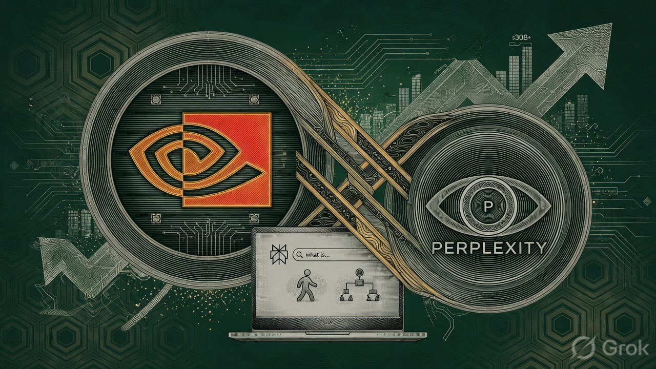 Cover illustration for Nvidia Discusses Backing Perplexity at a $30 Billion-Plus Valuation