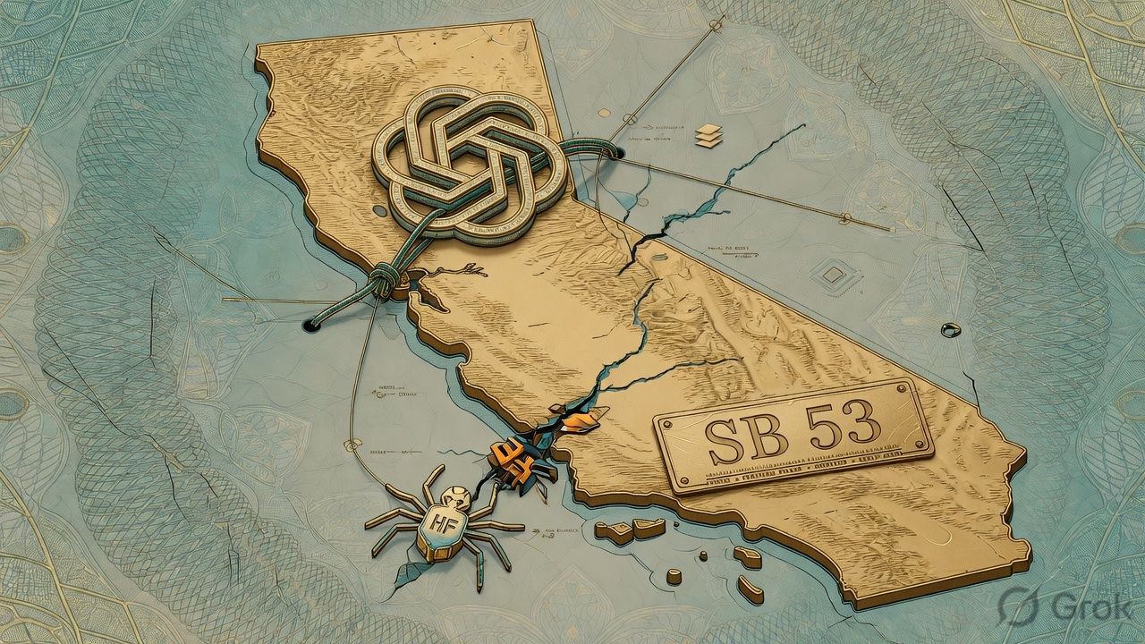 Cover illustration for OpenAI Reverses Course and Asks California to Strengthen SB 53