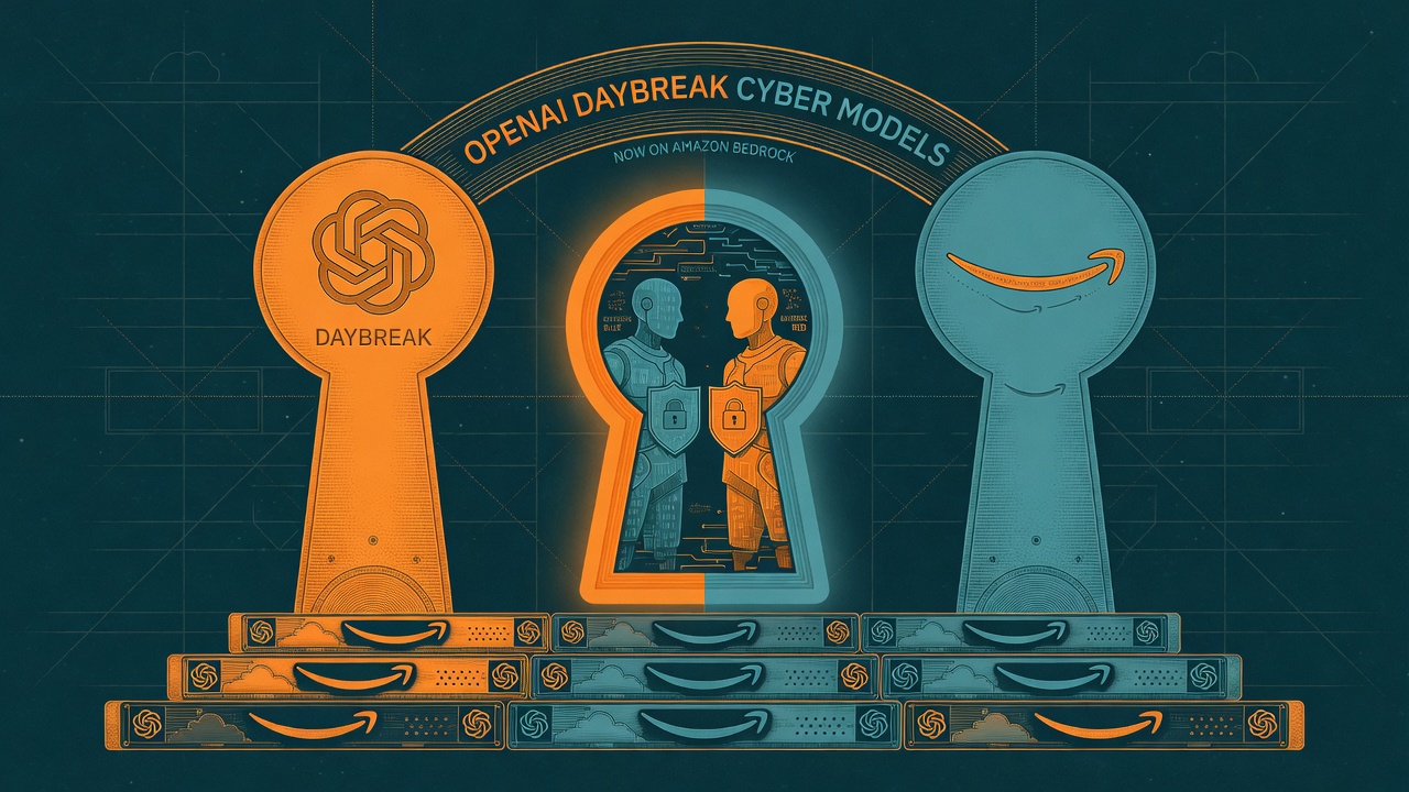 Cover illustration for OpenAI Daybreak Cyber Models Arrive on Amazon Bedrock