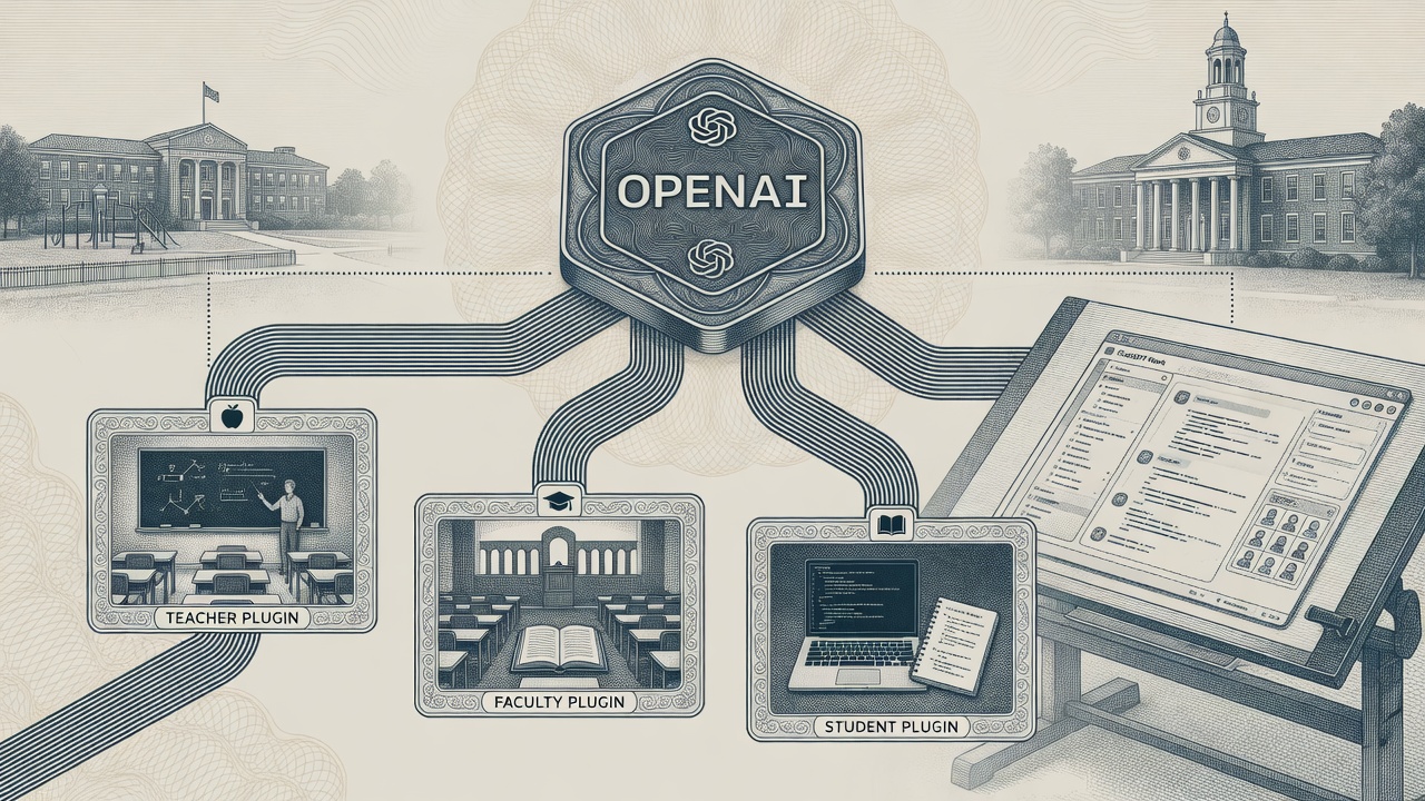 Cover illustration for OpenAI Ships Education Plugins for ChatGPT Work and Codex