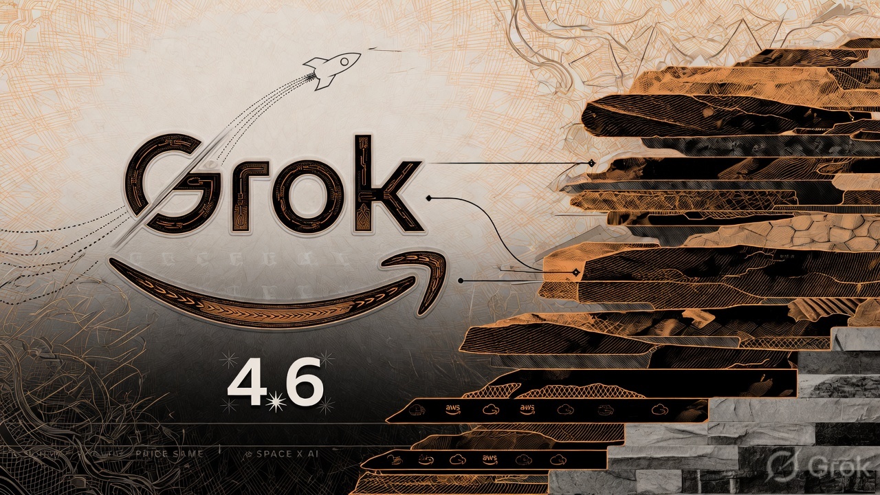 Cover illustration for Grok 4.6 Arrives on Amazon Bedrock, a Week After Launch