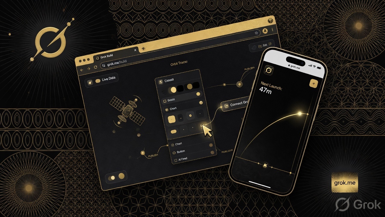 Cover illustration for SpaceXAI Opens Grok Build to Every Plan on Web and Mobile