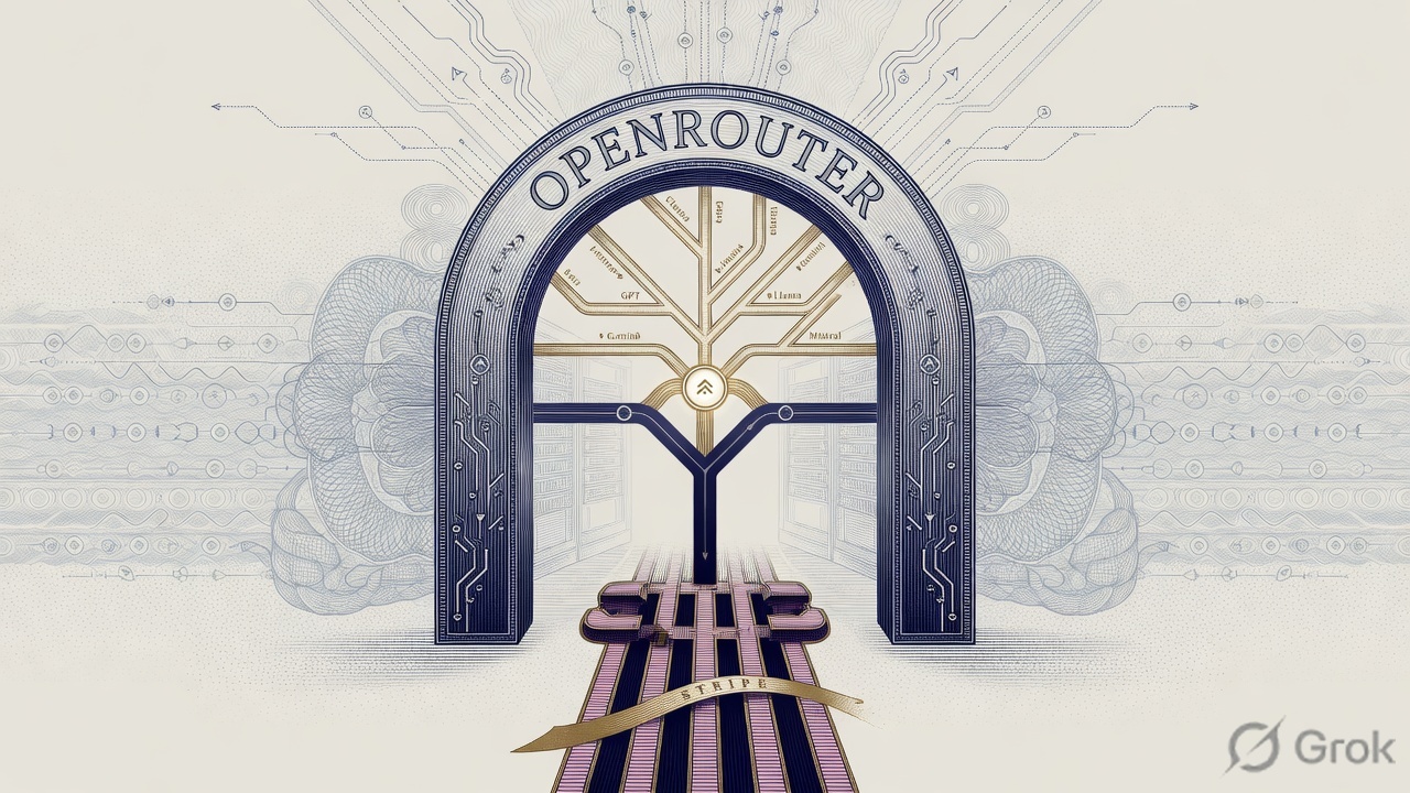 Cover illustration for Stripe Agrees to Buy OpenRouter for More Than $7 Billion