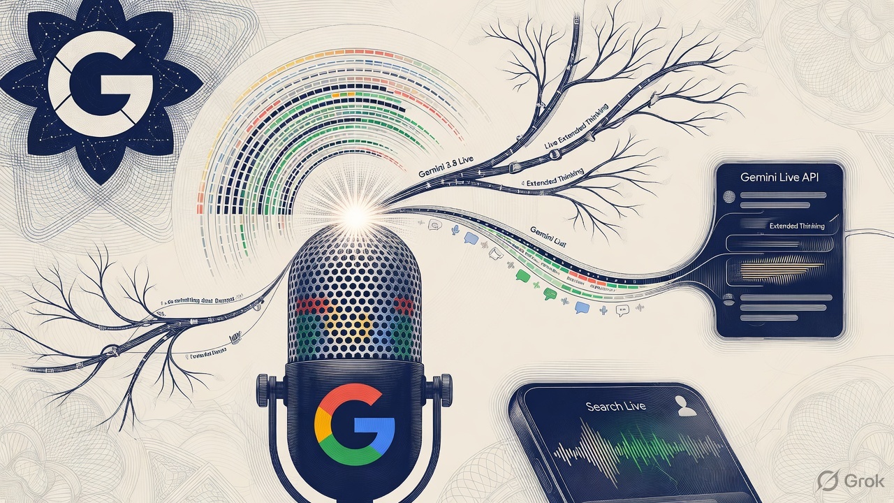Cover illustration for Google Ships Gemini 3.8 Live and Live Extended Thinking for Voice Agents